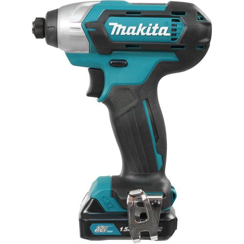 CXT Impact Driver Kit, 1/4", 970 in-lbs Max. Torque, 12 V, Lithium-Ion Superchem Industries