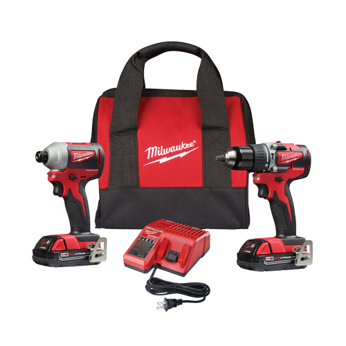 M18 2-Tool Combo Kit, Lithium-Ion, 18 V Superchem Industries