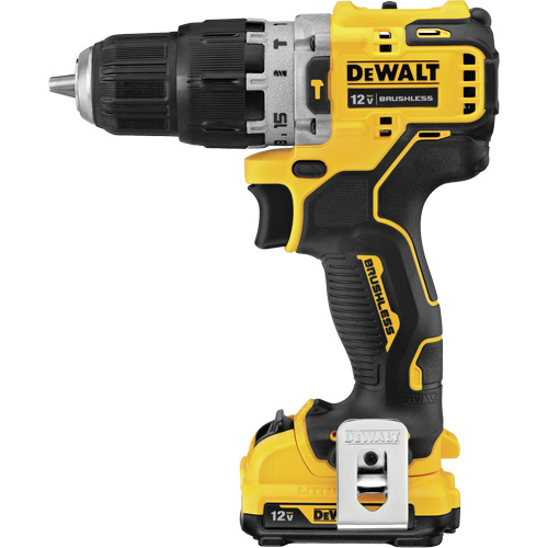Xtreme Brushless Hammer Drill Kit, 12 V, 3/8", 250 UWO, 0-1500 RPM Superchem Industries