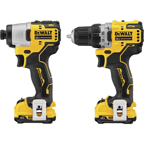 Xtreme Brushless Drill & Impact Driver Kit, Lithium-Ion, 12 V Superchem Industries