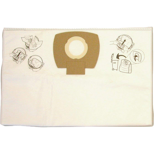 Sacs-filtre en papier pour aspirateur, 8 gal. US Superchem Industries