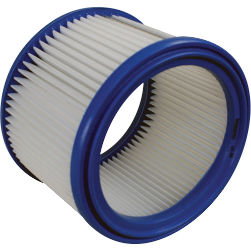 Vacuum Filter, Cartridge/Hepa, Fits 1 US gal. Superchem Industries