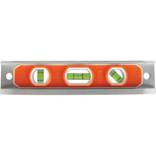 Torpedo Level, 9" L, Aluminum, 3 Vials, Magnetic Superchem Industries