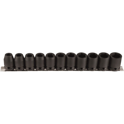 Jeu de douilles, 11 Mcx, Chocs, Prise de 1/2" Superchem Industries