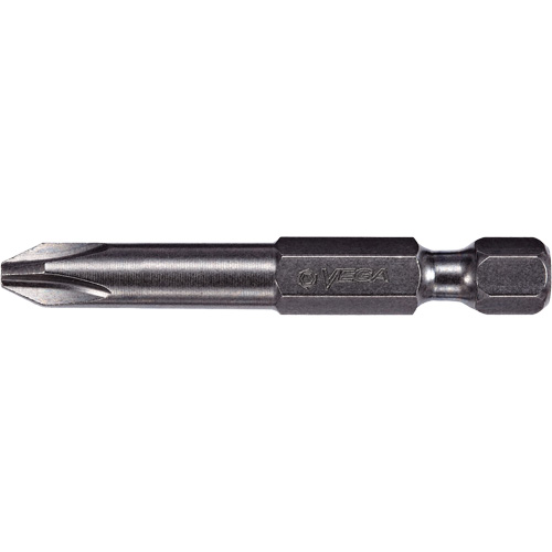 Power Bit, Phillips, #2 Tip, 1/4" Drive Size, 2-3/4" Length Superchem Industries