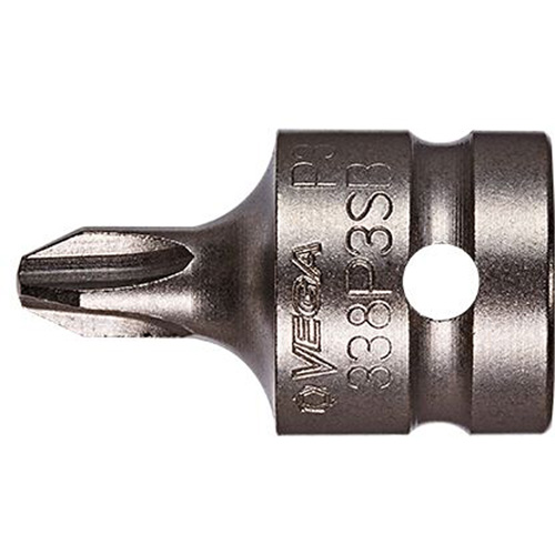 Bit Socket, Phillips, #3 x 2-7/8" L, 1/2" Drive Superchem Industries