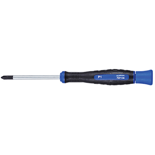 Phillips Precision Screwdriver, #00, 5" L, Cushion Grip Handle Superchem Industries