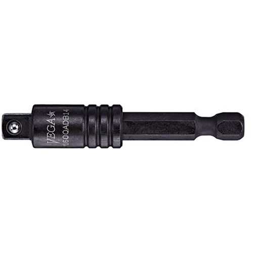 Adaptateur et rallonge pour douille &agrave; d&eacute;clenchement rapide, 1/4" Prise, Dimension m&acirc;le 1/4", Sph&eacute;rique, 3" lo Superchem Industries