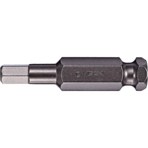 Power Bit, Hex, 3/8" Tip, 7/16" Drive Size, 2" Length Superchem Industries
