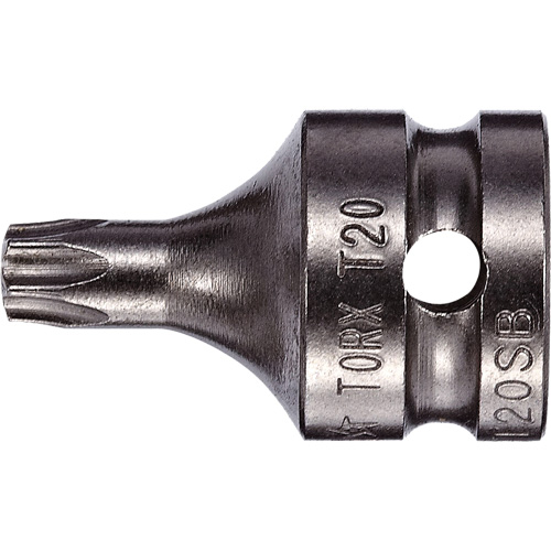 Embout &agrave; ins&eacute;rer, Torx inviolable, 8 x 3/4" lo, Prise 1/4" Superchem Industries