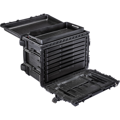 Armoire &agrave; outils mobile Gen 2, 24" la, 6 tiroirs, Noir Superchem Industries
