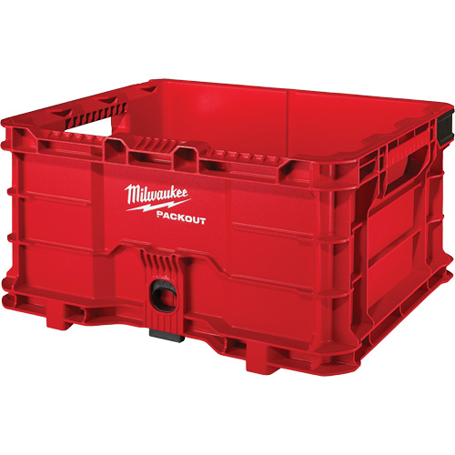 Packout Crate, 15-2/5" x 18-3/5" x 9-9/10", Red Superchem Industries