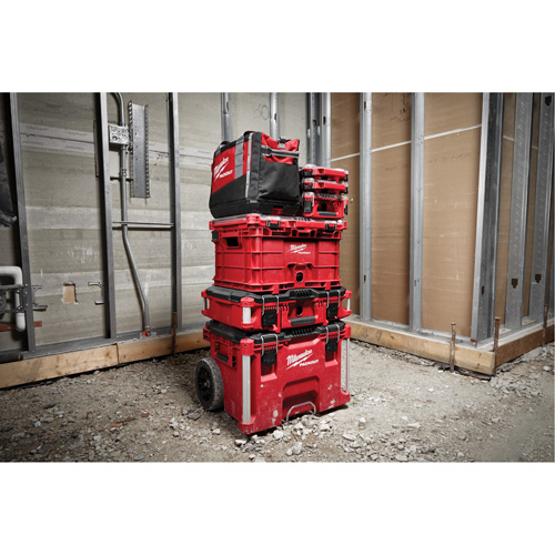 Packout Crate, 15-2/5" x 18-3/5" x 9-9/10", Red Superchem Industries