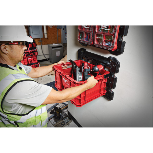 Packout Crate, 15-2/5" x 18-3/5" x 9-9/10", Red Superchem Industries