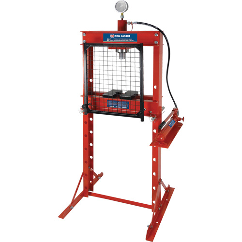 Hydraulic Shop Press with Grid Guard, 20 tons Capacity Superchem Industries