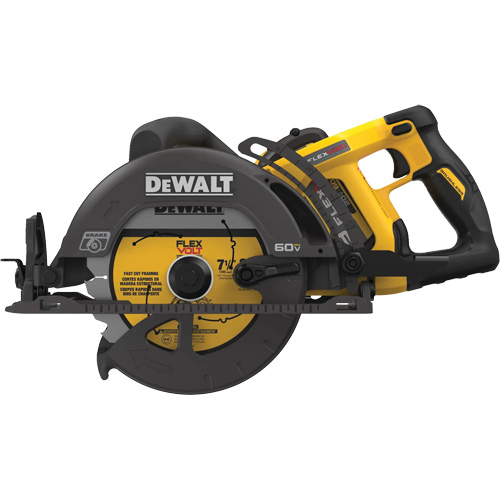 FlexVolt&reg; Worm Drive Style Saw Kit, 7-1/4", 60 V Superchem Industries