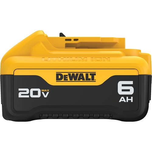 Max XR&reg; Premium Battery Pack, Lithium-Ion, 20 V, 6 Ah Superchem Industries