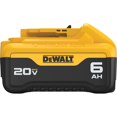 Max XR&reg; Premium Battery Pack, Lithium-Ion, 20 V, 6 Ah Superchem Industries