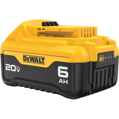 Max XR&reg; Premium Battery Pack, Lithium-Ion, 20 V, 6 Ah Superchem Industries