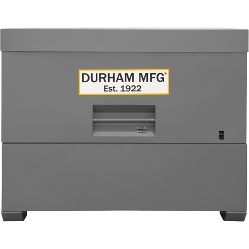 Piano Style Jobsite Storage Box, 60-1/2" W x 34-3/4" D x 49-3/8" H, Grey Superchem Industries