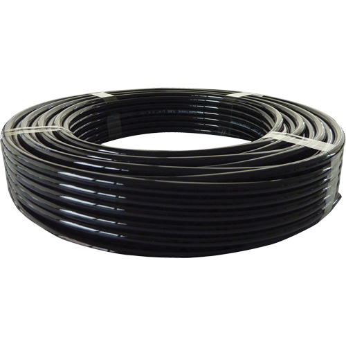 Tube pneumatique &agrave; longue dur&eacute;e de vie, Air, 4 mm/0,15625" DE x 100' lo, Nylon/Polyur&eacute;thane, Noir, 353 psi &agrave; 20°C Superchem Industries