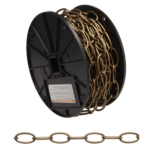 Decorator Chain, Carbon Steel, #10 x 60' (18.3 m) L, 35 lbs. (0.0175 tons) Load Capacity Superchem Industries