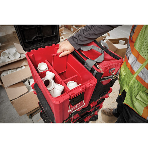Coffre &agrave; outils compact Packout, 10" x 16-1/5" x 13", Noir/Rouge Superchem Industries