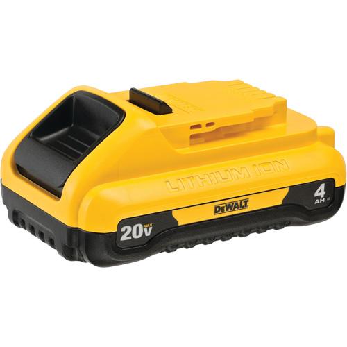 Max* Compact Battery Pack, Lithium-Ion, 20 V, 4 Ah Superchem Industries