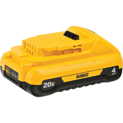 Max* Compact Battery Pack, Lithium-Ion, 20 V, 4 Ah Superchem Industries