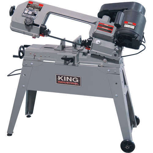 Metal Cutting Band Saw, Horizontal/Vertical, 5" Round and 4-1/2" x 6" Rectangular Cutting Capacity Superchem Industries