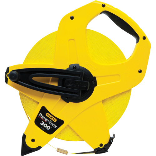 PowerWinder&reg; Long Tape Measure, 1/2" x 300', Imperial Graduations Superchem Industries
