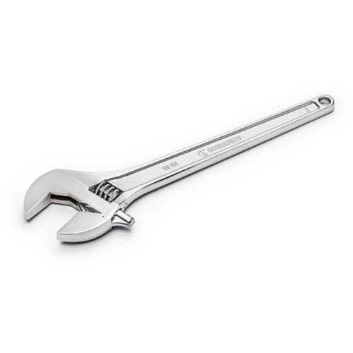 Adjustable Wrench, 18" L, 2-1/16" Max Width, Chrome Superchem Industries