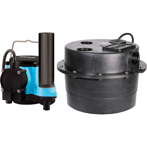 Drainosaur&reg; Sump Pump, 29 GPM, 115 V, 9 A, 1/3 HP Superchem Industries