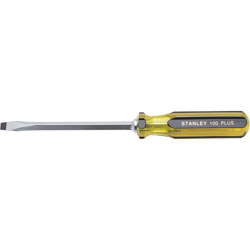 Tournevis pour &eacute;crous &agrave; fente 100 PLUS, Tige de 5/16", Carr&eacute;e, 11-1/8" lo, Prise en Plastique Superchem Industries