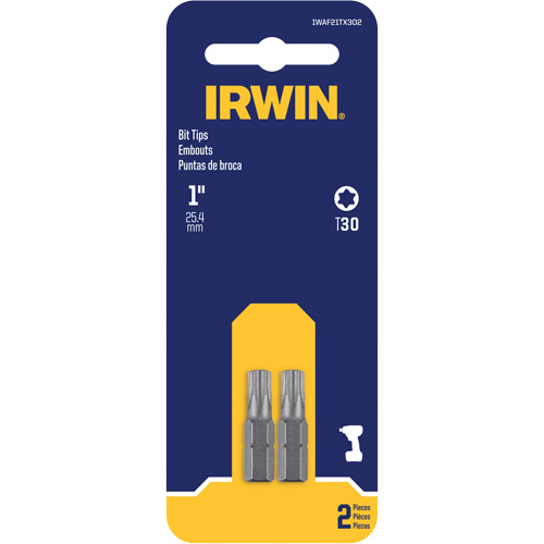Embouts de tournevis &agrave; ins&eacute;rer, Torx, T-30, Prise 1/4" Superchem Industries