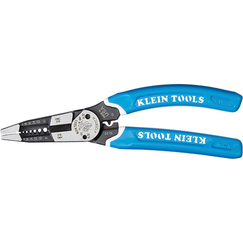 Outil polyvalent Klein-Kurve pour d&eacute;nuder, couper et sertir les fils, 8-1/4" lo, 8 - 20 AWG Superchem Industries