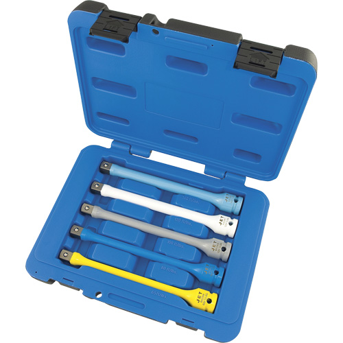 JTLE-5S Torque Limiting Impact Extension Set, 1/2" Drive, 65 ft-lbs./80 ft-lbs./100 ft-lbs./120 ft-lbs./140 ft-lbs. Torque, Multiple Superchem Industries