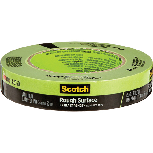 Scotch&reg; Rough Surface Painter's Tape 2060, 24 mm (1") x 55 m (180'), Green Superchem Industries