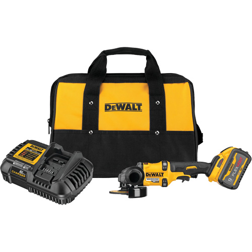 Ensemble de meuleuse sans balai FlexVolt Max avec frein antirecul, Roue de 4-1/2" - 6", 60 V Superchem Industries