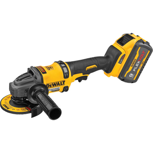 Ensemble de meuleuse sans balai FlexVolt Max avec frein antirecul, Roue de 4-1/2" - 6", 60 V Superchem Industries