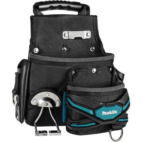 TH3 Roofer & General-Purpose Pouch, Multiple Tool Holder, Leather/Polyester/Polypropylene, 2 Pockets Superchem Industries