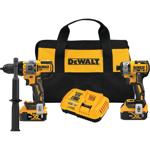 Max* Brushless Cordless Hammer Drill/Driver with Flexvolt Advantage & XR&reg; Impact Driver Kit, Lithium-Ion, 20 V Superchem Industries