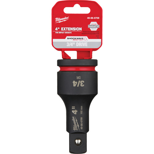 Rallonge pour douille Shockwave Impact Duty, Chocs, Prise 3/4", 4" lo Superchem Industries