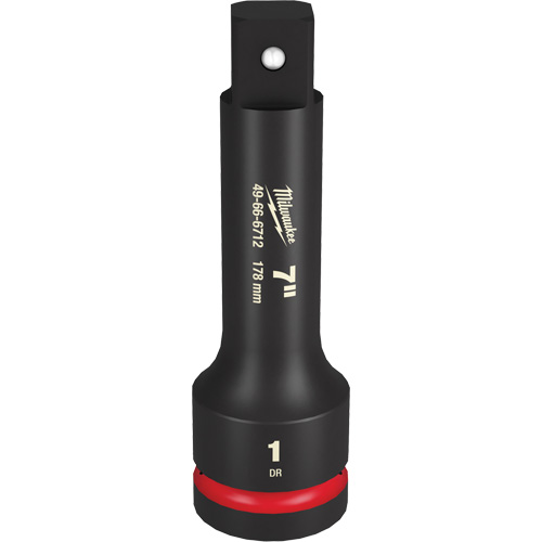 Shockwave Impact Duty Socket Extension, Impact, 1" Drive, 7" L Superchem Industries