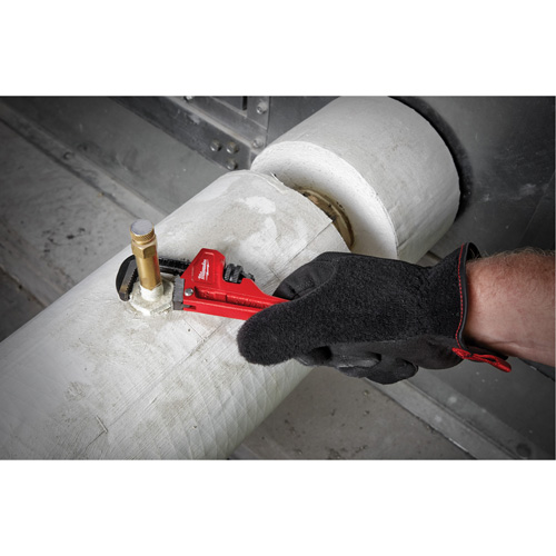Cl&eacute; &agrave; tuyau, Cap des m&acirc;choires 3/4", Longueur 6", Fini Rev&ecirc;tement en poudre Superchem Industries