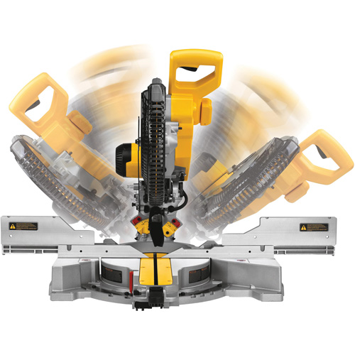 Scie &agrave; onglets combin&eacute;s coulissante &agrave; double biseau, 12", 15 A, 120 V Superchem Industries