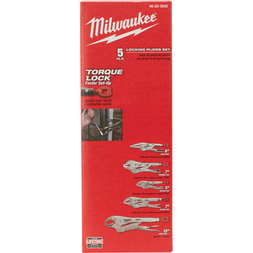 Jeu de pinces de verrouillage Torque Lock, 5 Morceaux Superchem Industries