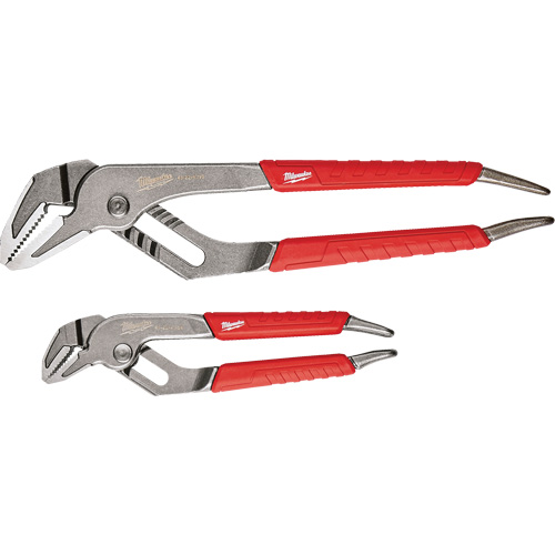 Jeu de pinces &agrave; m&acirc;choires droites 6" et 10" &agrave; prise Comfort Grip, 2 Morceaux Superchem Industries