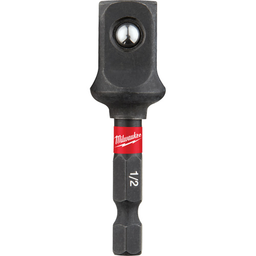 Adaptateur de douille &agrave; chocs Shockwave, 1/4" Prise, Dimension m&acirc;le 1/2", Sph&eacute;rique, 2" lo Superchem Industries