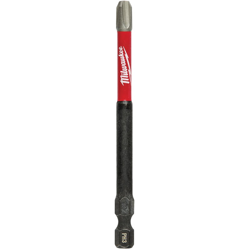Embout de tournevis Shockwave Impact Duty, Phillips, Embout #3, Prise 1/4", Longueur 3-1/2" Superchem Industries